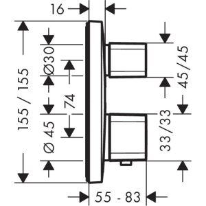 Hansgrohe Ecostat E 15707000