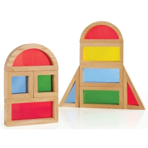 Guidecraft Rainbow Blocks 10 Piece Set G3015