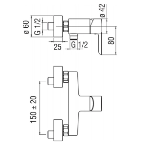 Nobili Rubinetterie ABC AB87130-CR