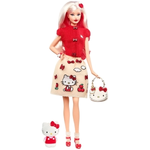 Muñeco Barbie Hello Kitty DWF58