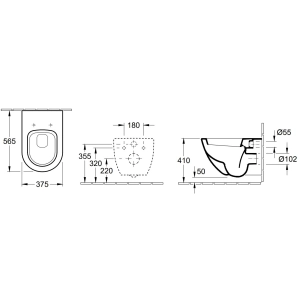 Inodoro Villeroy y Boch Verity Design 5671H1