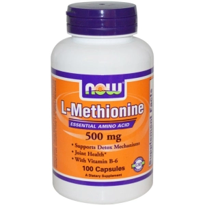 Aminoácidos Now L-Methionine 500 mg 100 cap