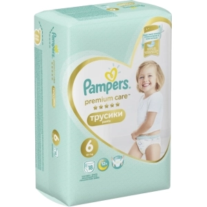 Pañales Pampers Premium Care Pants 6 / 18 pcs