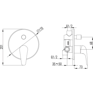 Mezclador Imprese Krinice VR-10110Z