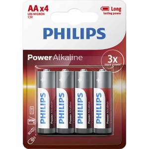 Acumulador / batería Philips Power Alkaline 4xAA