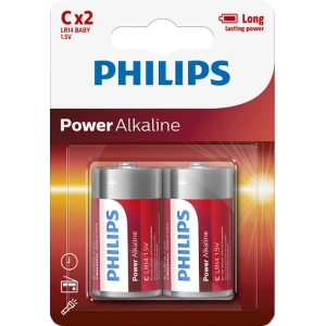 Acumulador / batería Philips Power Alkaline 2xC