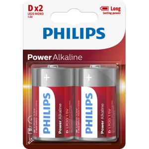 Acumulador / batería Philips Power Alkaline 2xD