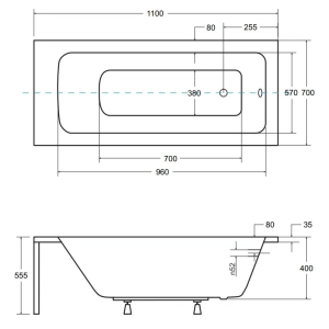 Besco Talia 110x70