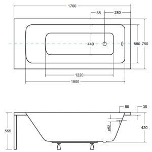 Besco Talia 120x70