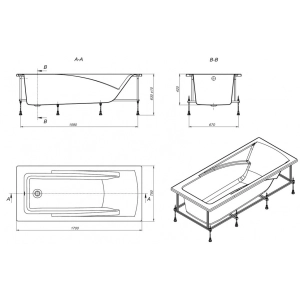 Roca Hall 170x75