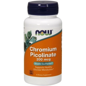 Quemador de grasa Now Chromium Picolinate 200 mcg 100 cap