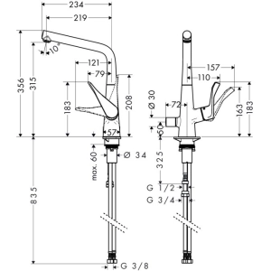 Hansgrohe Metris 14888000