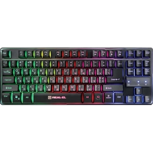 Teclado REAL-EL Gaming 8710 TKL Backlit