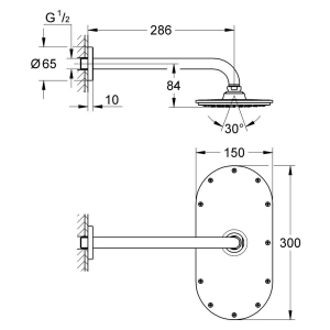 Grohe Rainshower Veris 300 26068000