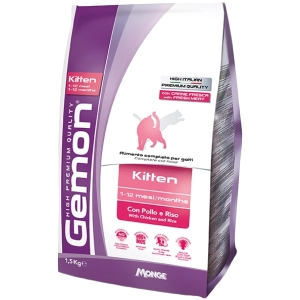 Comida para gatos Gemon Kitten with Chicken/ Rice 0,4 kg