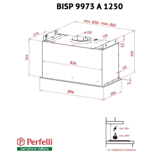 Perfelli BISP 9973 A 1250 W LED Strip