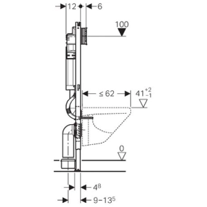 Geberit Duofix 111.362.00.5 WC