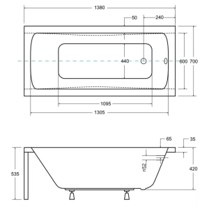 Besco Optima 140x70