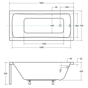 Besco Optima 160x70