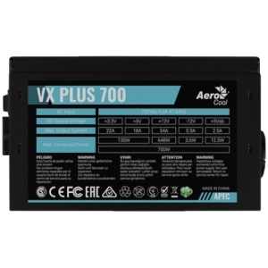 Fuente de alimentación Aerocool VX Plus 700W