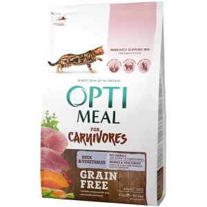 Comida para gatos Optimeal Adult Duck And Vegetables 0,3 kg