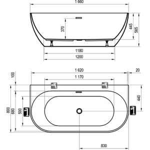 Ravak Freedom W 166x80