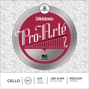 Cadenas DAddario Pro-Arte Cello 4/4 Medium