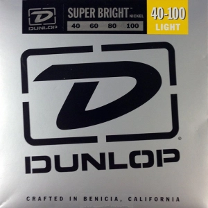 Cadenas Dunlop Super Bright Nickel Wound Bass 40-100