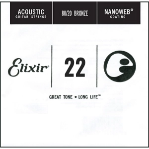 Cuerdas Elixir Acoustic Nanoweb 80/ 20 Bronze Single 22