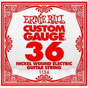 Cuerdas Ernie Ball Single Nickel Wound 36