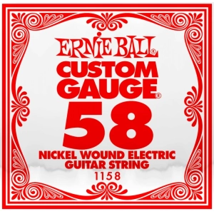 Cuerdas Ernie Ball Single Nickel Wound 58