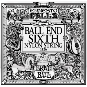 Cadenas Ernie Ball Single Nylon Golden Wound Ball-End 42