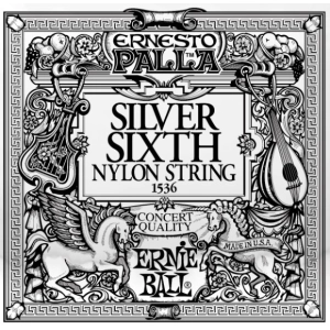 Cadenas Ernie Ball Single Nylon Silver Wound 42