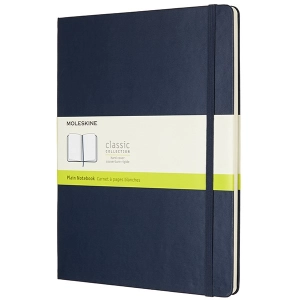 Bloc de notas Moleskine Plain Notebook Extra Large Blue