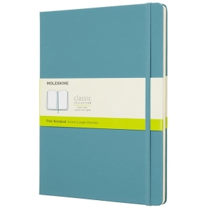 Bloc de notas Moleskine Plain Notebook Extra Large Turquoise