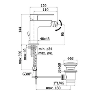 Paffoni Effe EF 135