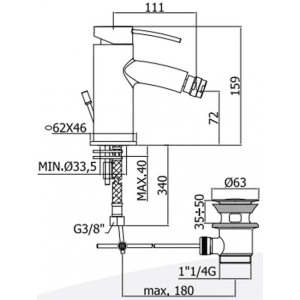 Paffoni Berry BR 135