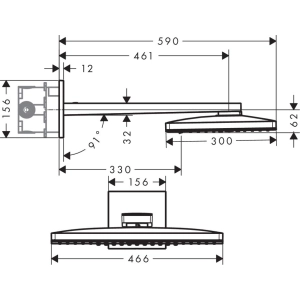 Hansgrohe Rainmaker Select 460 24007400