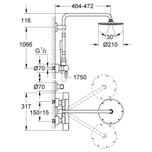 Grohe Rainshower System 210 27374000