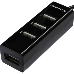 Lector de tarjetas / USB-hub Grand-X GH-403