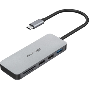 Lector de tarjetas / USB-hub Grand-X SG-512