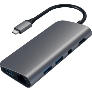 Lector de tarjetas / USB-hub Satechi Aluminum Type-C Multimedia Adapter