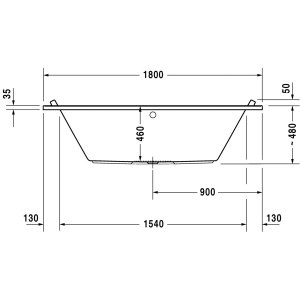 Duravit Starck 180x80 New rectangular