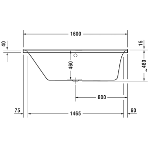 Bañera Duravit P3 Comforts