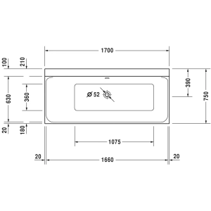 Duravit P3 Comforts 170x75