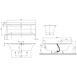 Villeroy & Boch Squaro Edge 12 P 180x80