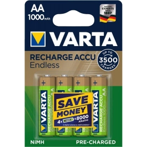 Acumulador / batería Varta Rechargeable Accu Endless 4xAA 1000 mAh