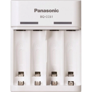 Cargador de batería Panasonic Basic USB Charger + Eneloop 4xAA 1900 mAh