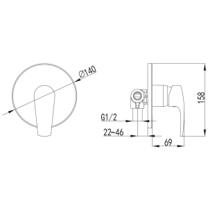 Mezclador Imprese Jesenik VR-10140Z