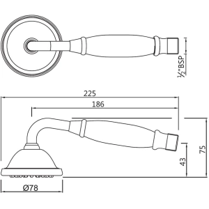 Sistema de ducha Jaquar HSH-CHR-9537N